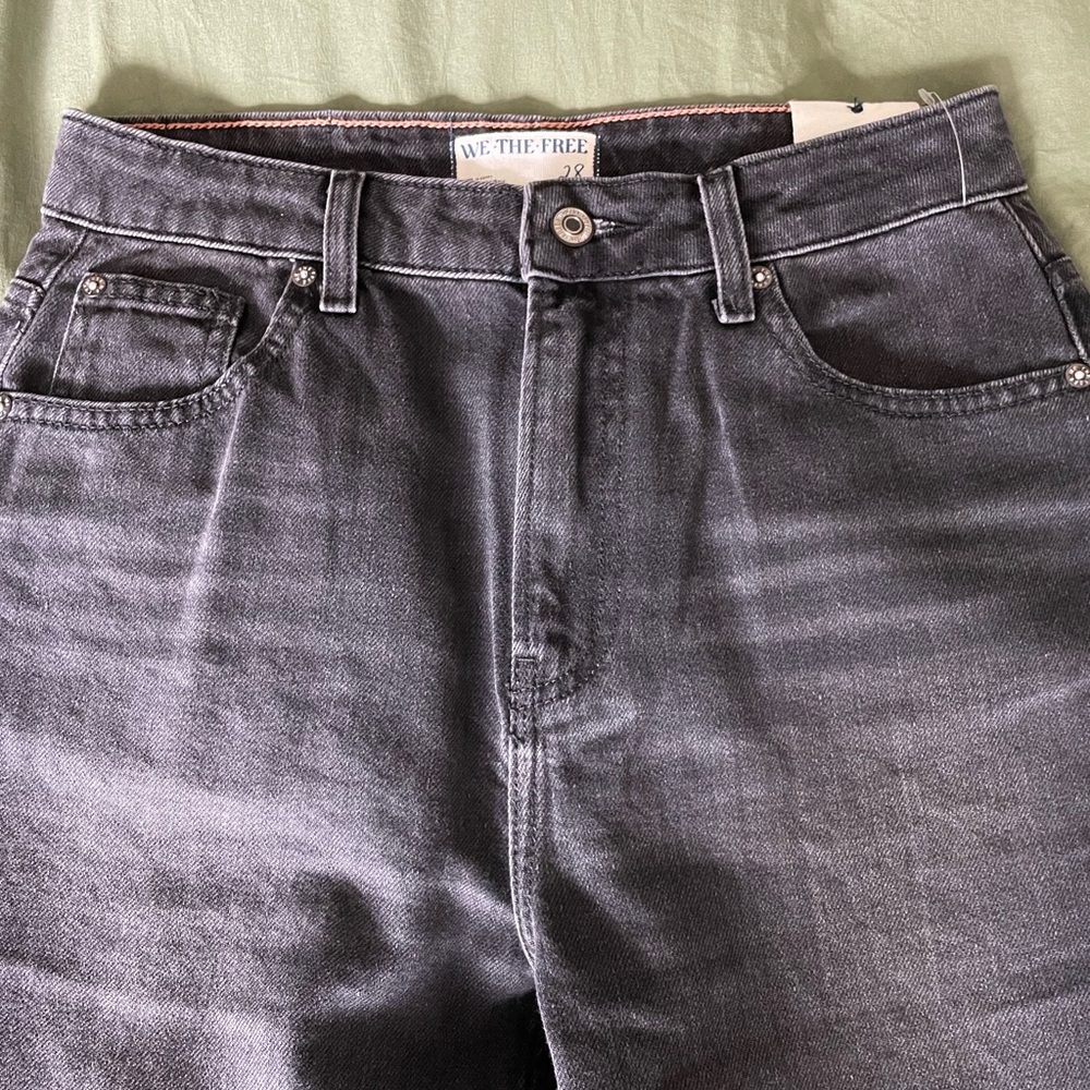 Free people black jeans size 28